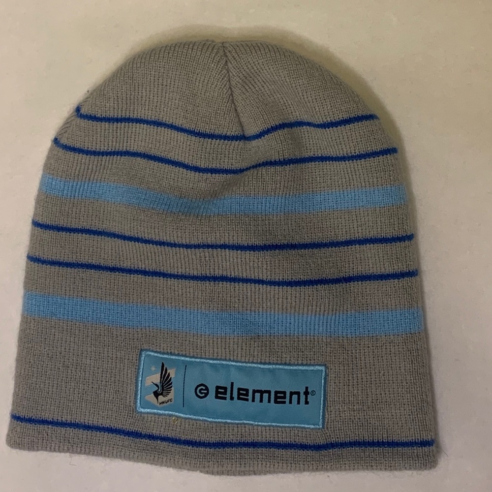 Minnesota United Soccer Grey Blue Beanie